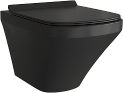 Grossman Унитаз подвесной GR-4440BMS черный матовый – фотография-1